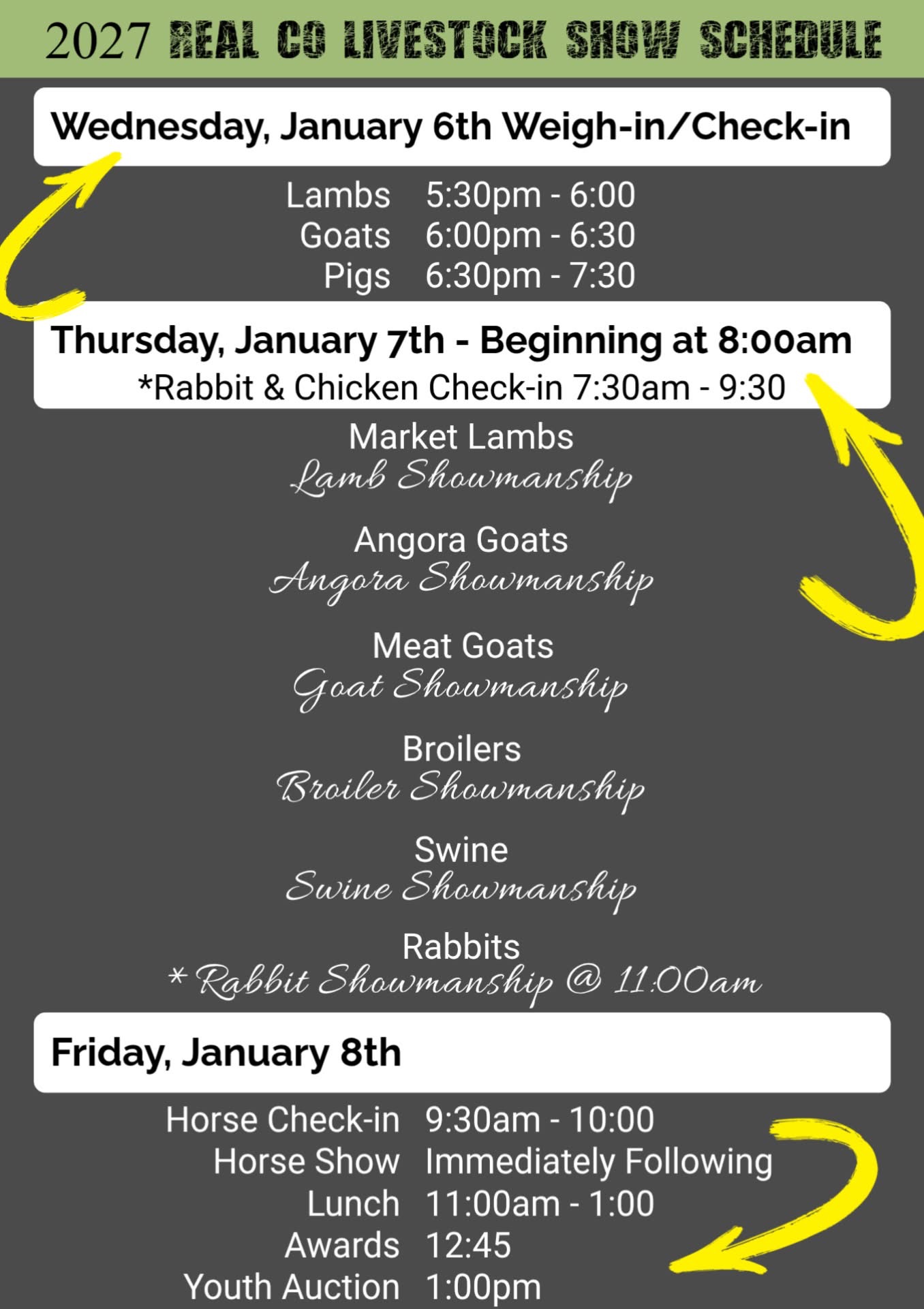 Real County Junior Livestock Show